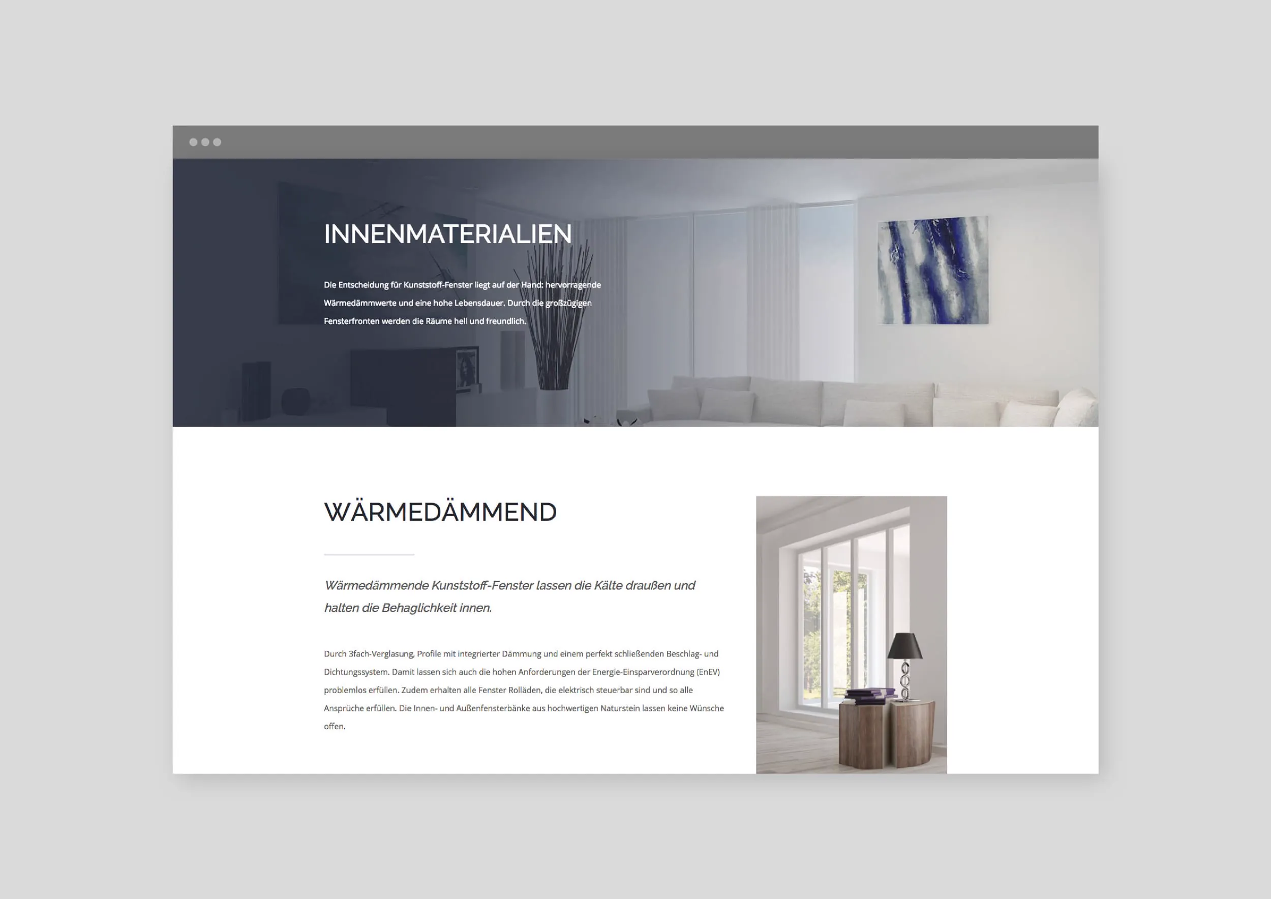 Ketteler Gärten Webdesign Hero-Bereich