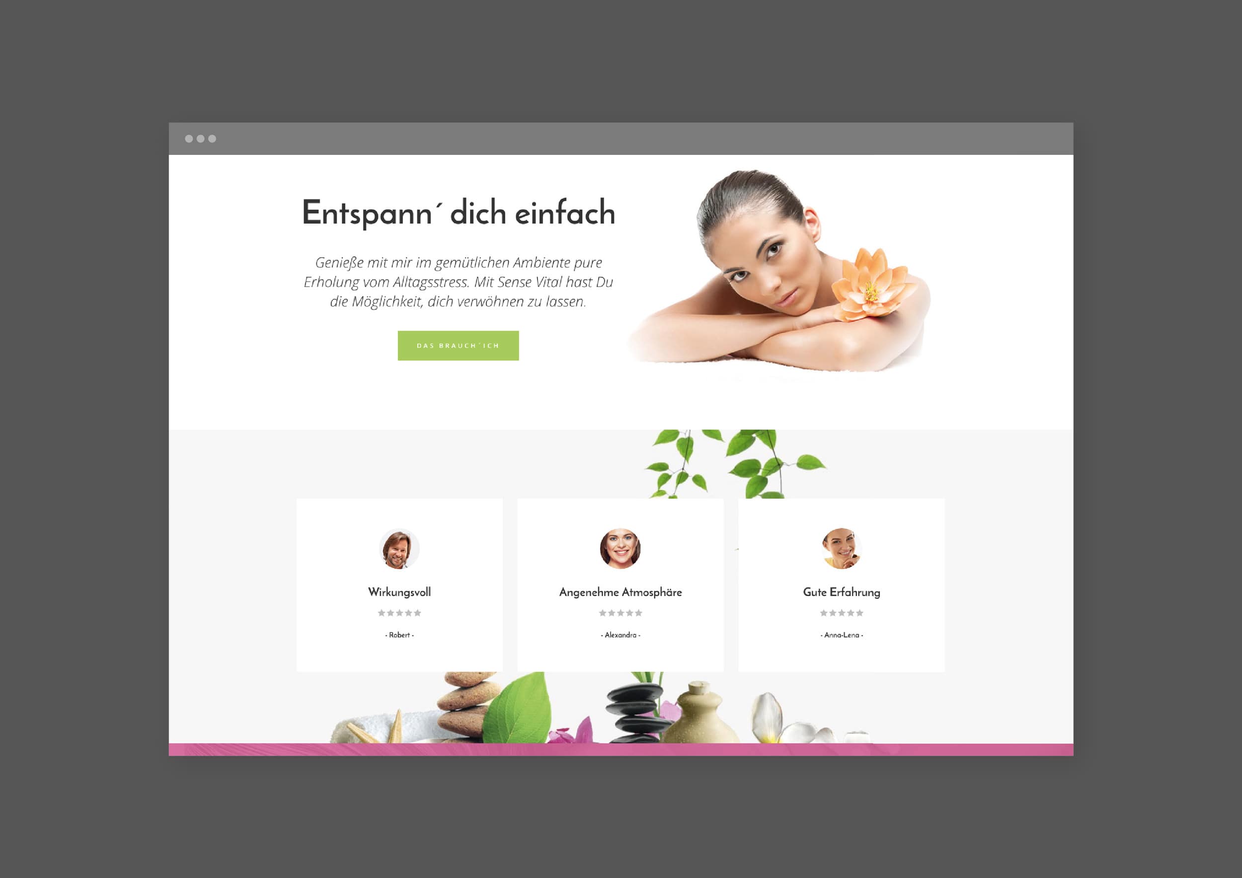 Sense Vital Logo und Branding