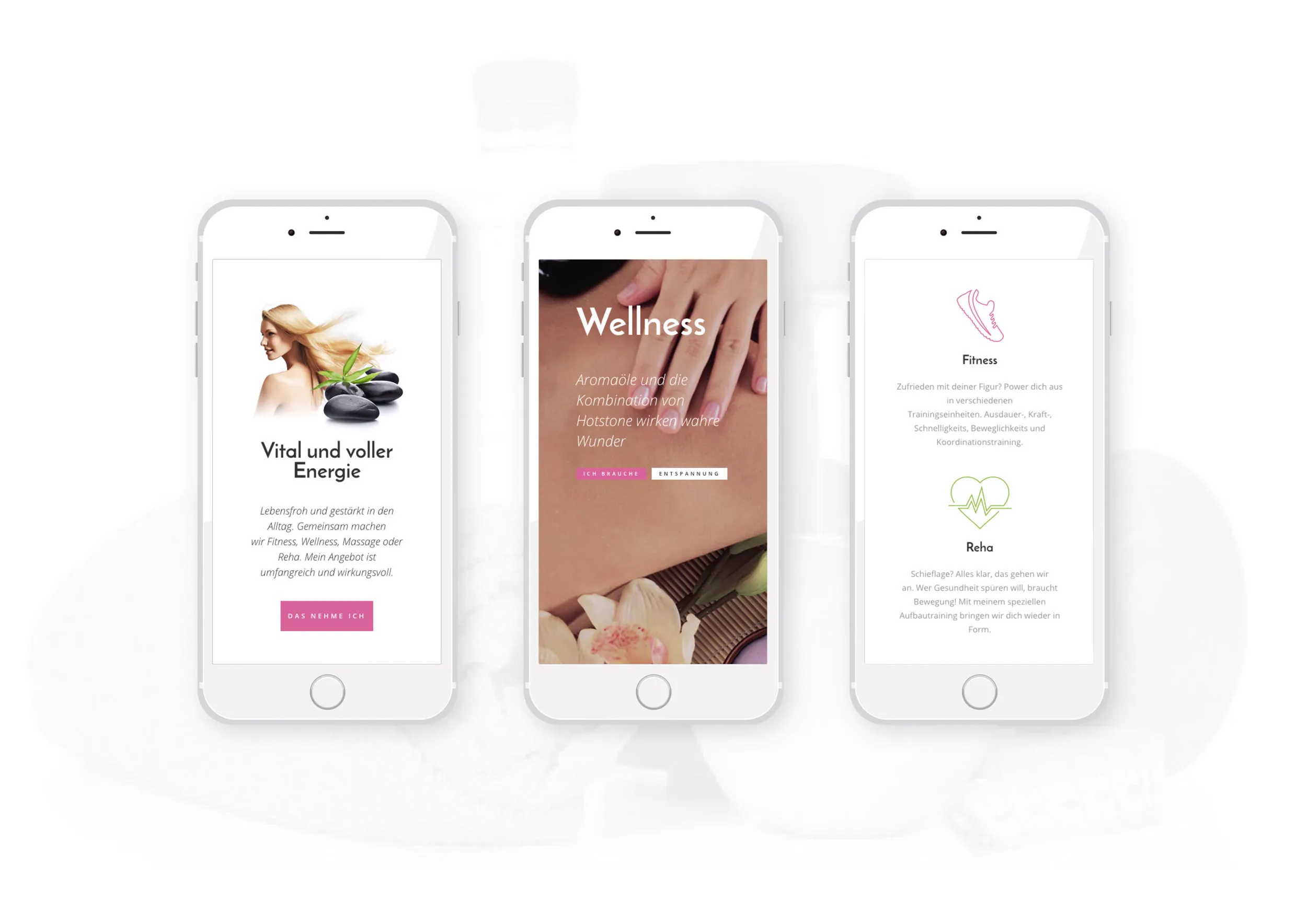 Massage Studio Flyer und Gutscheine